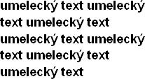 1 Vektorová grafika, Zoner Callisto, text Aj keď je Zoner Caliisto vektorový grafický editor, umožňuje pracovať na celkom slušnej úrovni s textom.