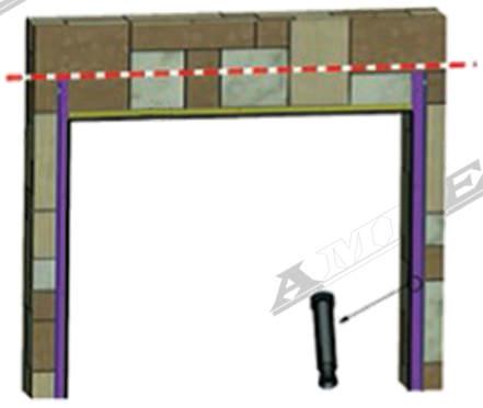 MONTÁŽNÍ NÁVOD 1 Pomocí vodováhy a měření se ujistěte, že jsou svislé