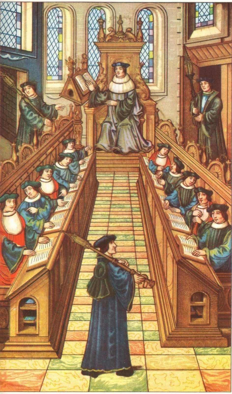 Sorbonna zasedání učitelského kolegia Sorbonna - knihovna r. 1290 1.017 svazků r. 1338 1.