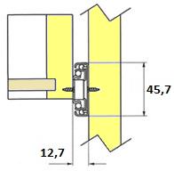 Plnovýsuvy kuličkové Plnovýsuv bez tlumení - montáž na bok korpusu a bok zásuvky 02016 250mm - nosnost 45kg 02017 300mm - pomocí páčky lze