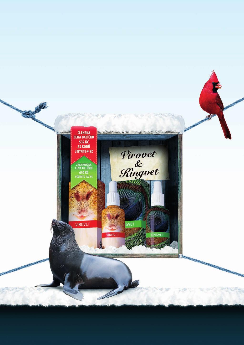 VIROVET & KINGVET v jednom balení za výhodnou cenu! Pomozte vašemu psovi nebo kočce při nachlazení! Můžete je před infekcemi chránit také preventivně!