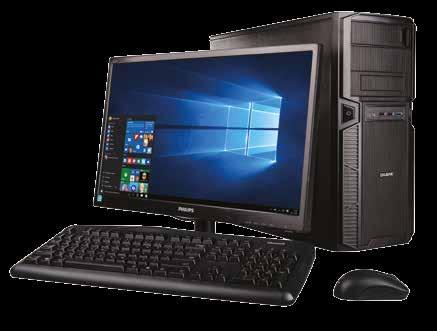 procesor AMD Athlon X4 845 (3,5GHz, 4 jádra) RAM 8 GB DDR3-1866 HyperX SSD 120 GB + HDD 1000GB SATAIII DVD vypalovačka AMD RX460 2GB DDR5 zvuk 7.1 int síťová karta 10/1000, 5xUSB 3.0, 4xUSB 2.