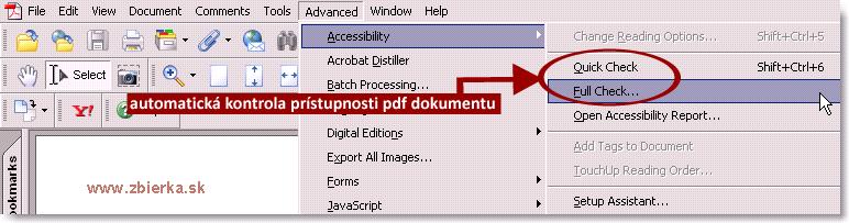 tagovania (obrázok 3). Obrázok 3 Príklad pre nastavenie povolenia k vytváraniu tagov do PDF dokumentov v programe OpenOffice.