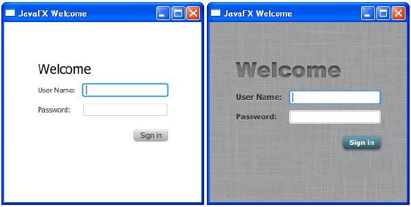 Tlačítko, textový prvek a zpráva události Tlačítko Button btn = new Button("Sign in"); HBox hbbtn = new HBox(10); hbbtn.setalignment(pos.bottom_right); hbbtn.getchildren().add(btn); grid.