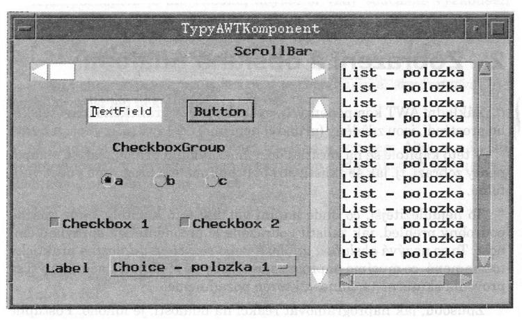 Figure 2: AWT v Linuxu SWT SWT je produktem IBM, je třeba doinstalovat příslušné knihovny, je závislý na platformě.