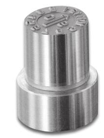 2379 Hardness : 60±2 HRC Embossed Engraving : 0,5 mm Indexable snap-in-place positioning Straight - and bushing type Turn Inner Insert using a screwdriver Mechanically engraved Insert removable from