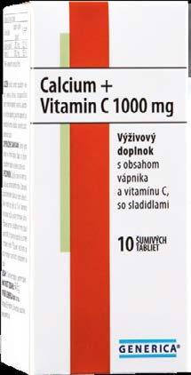 Echinacea Vitamin C 1000 Zinc 20 šumivých tabliet Jedna tableta obsahuje