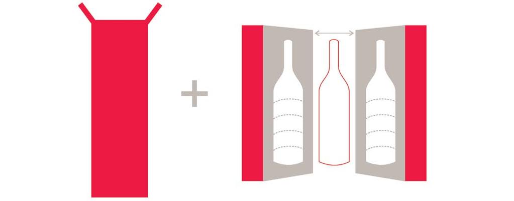 Balení skleněných lahví s vínem a alkoholem Skleněné láhve s vínem a alkoholem s námi můžete přepravovat v těchto schválených a otestovaných obalech.