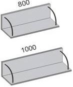 CE = HAN černý 1400/13 CE = HAN černý 1450/13 Doplňky ke stolům, závěsné police DO N60 720 323 DO CN 35 983 DO C 300 2 614 DO VSK 1AL 832 DO