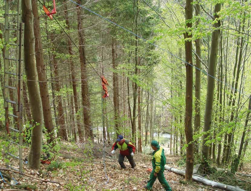 komerční prezentace Malá lanovka Maxwald Řešení nejen do probírek a nepřístupných terénů Ochrana půdy je jednou z rozhodujících činností lesního hospodáře a z dlouhodobého hlediska rozhoduje o