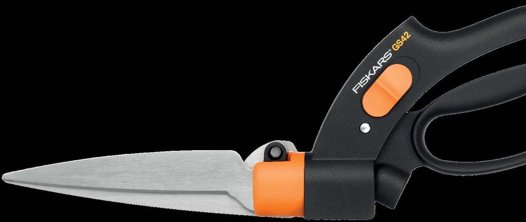 Nůžky na trávu Nůžky na trávu Fiskars jsou ergonomické s unikátními vlastnostmi pro co největší komfort při práci.