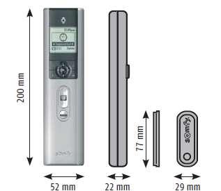 magnetem pro aktivaci funkce AUTO.