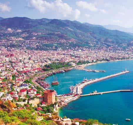 TURECKO Izmir PAMUCAK/SELCUK KUSADASI/LONG BEACH Pamukkale Turecko KIZILAGAC EVRENSEKI Aspendos LARA Antalya SIDE KIZILOT AVSALLAR/INCEKUM KONAKLI ALANYA OKURCALAR Rhodos Stredozemné more hlavné