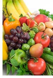 Zelenina a ovocie odporúčaný denný príjem 2-3 porcie zeleniny 1-2 porcie ovocia Jedávať 3-6 x denne Pestrá strava Viac ovocia a zeleniny bohatý zdroj vlákniny, vitamínov a minerálov nízka energetická