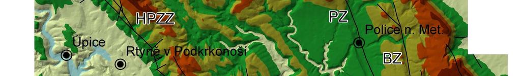 4.1. Geologické a tektonické poměry orografických jednotek 4.1.1. Žacléřská vrchovina Žacléřská vrchovina je budována sedimentárními jednotkami svrchního karbonu a permu (podrobnější popis litostratigrafických jednotek je uveden v Tab.