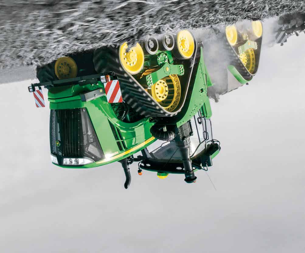 Iba jeden môže byť najlepší VŽDY V SPOJENÍ Traktory JOHN DEERE 9RX 470 670 koní Nové traktory JOHN DEERE 9RX predstavujú stroje, ktoré sú vhodné pre najširšie náradia a najťažšie ťahové práce.