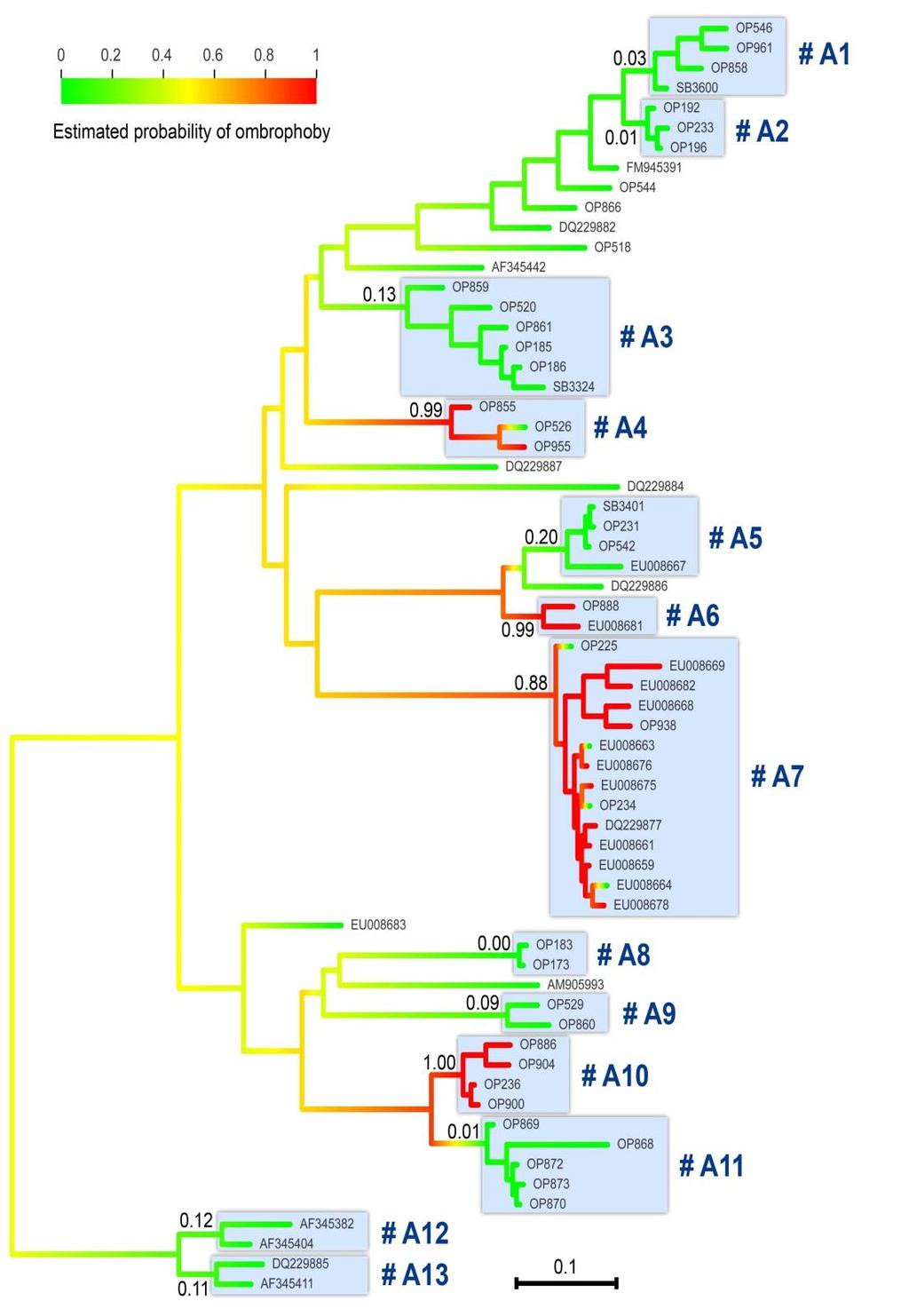 A case study of environmental preferences in symbiotic