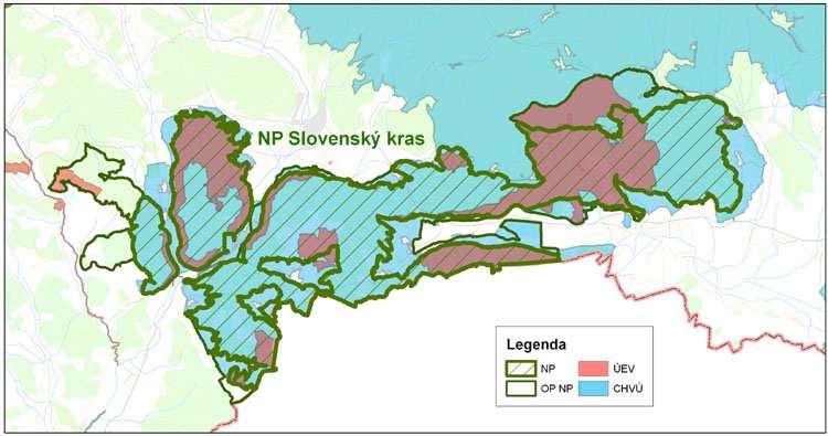 tradičný chov polodivokých koní NP Slovenský kras - vyhlásený 2002 (CHKO 1973) - výmera: NP 34 611 ha, ochranné pásmo: 11 742 ha - biosférická rezervácia -