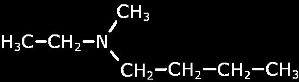 ?3 Napiš vzorec a ostatní typy názvů: butyl(ethyl)methylamin FSN Příklad 3