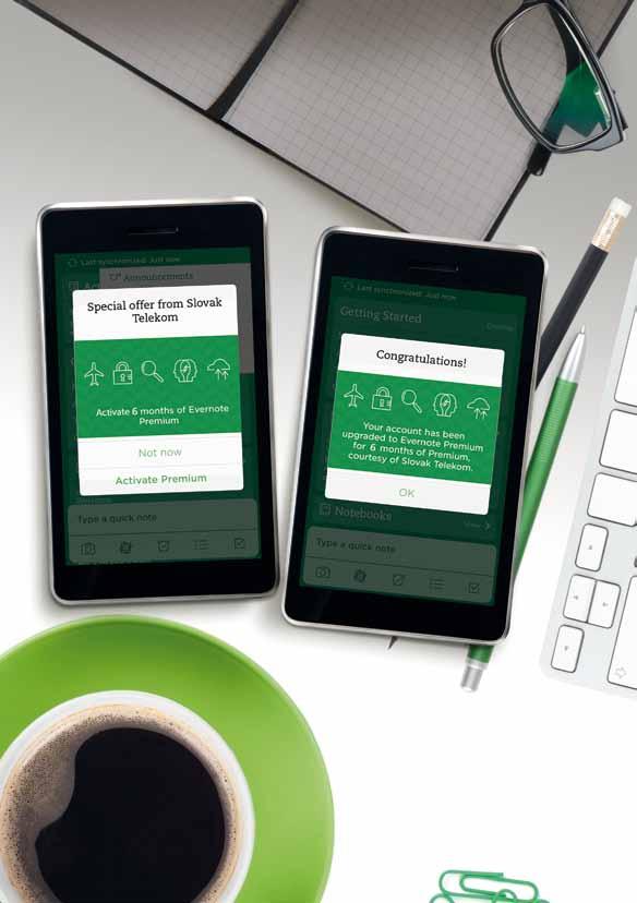 evernote sa nezabúda Evernote je aplikácia, ktorá slúži ako váš