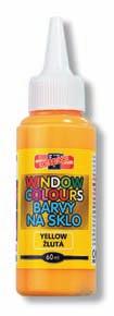 105 WINDOW COLOURS 60 ml 9742 19 colours / barev Window colours / Fensterfarben / Краски на стекло / Barvy na sklo odstín tint 9742001002KK 1 pc 094661 0 32x120 0,08 9 pcs 094678 105x105x122 0,73