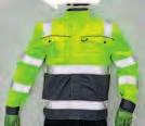 poliester, 5 % bawełna, 30 g /m², wzmocnienie DuPont 500D CORDURA VeLikosti rozmiary: 48 62 Hi-Vis montérková bunda s telonovou úpravou a relexními pruhy