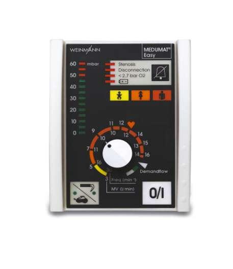 14 Medumat Easy vybavenie ambulancie RZP Ukazovateľ tlaku Alarmy Prerušenie zvukového alarmu Farebné rozlíšenie