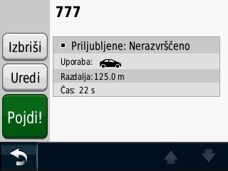 (razdalja je 125m, saj sem šel pogledat še območje okoli točke, ker odlagališča nisem našel) c) Če odkrijete novo divje