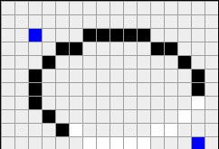 filloval(2, 2, 10, 5); draw + fill void fillarc(int x, int y, int width, int height, int startangle, int arcangle) Přednáška 3 25 Přednáška 3 26 Příklad kreslení