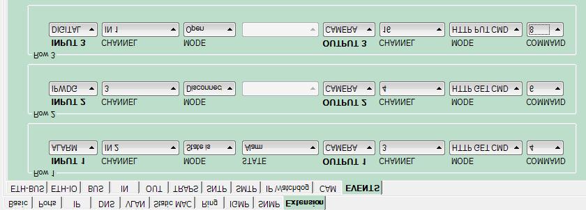 HTTP/ONVIF klient pro ovládání kamer Switche LAN-RING mohou řídit kamery HTTP nebo ONVIF příkazy.