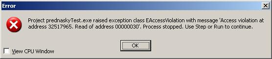 Chyby: neplatná hodnota #include <iostream> #include <vector> using namespace std; int main() { vector<int> intvector(5, 1); cout << "Polozky vektora: " << endl; vector<int>::iterator it = intvector.