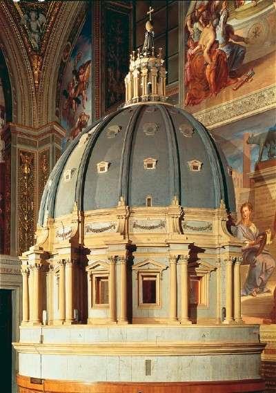Obr. 11 Dřevěný model Itálie, Řím-Vatikán,