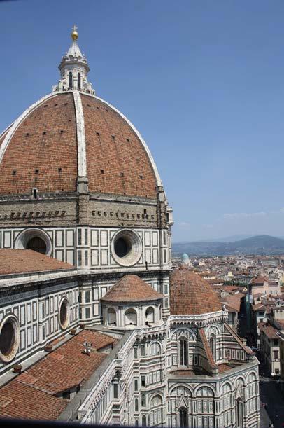 12 kupole florentského dómu Itálie, Toskánsko,