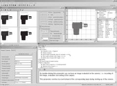 Software CheckKon Softwarem CheckKon lze zobrazovat, protokolovat a upravovat v echny procesy v kameře, od snímání obrazu a po vstupní a výstupní parametry.