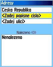 40 Používanie Vyhľadávania Ponuka volieb mazania Voľby stránky pre vyhľadávanie Úspešnosť nálezu adresy Informačná stránka adresy Vyhľadanie adresy Vyhľadanie adresy Vám umožní nájsť konkrétnu