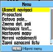 nastavenie stránky Numerická klávesnica Nastavenie prvkov stránky Mapa Mapový displej prístroja možno užívateľsky konfigurovať.