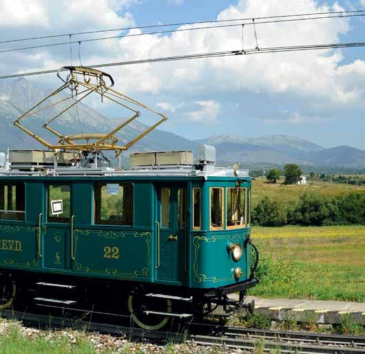 Príchod zo železničného neba 1912 V továrni Ganz budapešť vyrobili pre potreby Tatranskej elektrickej vicinálnej dráhy elektrický vozeň TeVD 22 s motormi a elektrickými zariadeniami bratislavskej