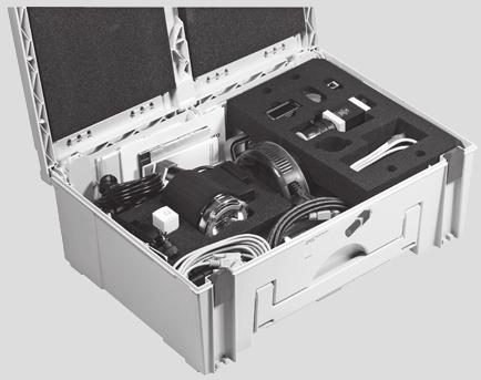 príslušenstvo Kamerový systém SBOA-M-SYSTAINER-110V sada systainer s kompaktným kamerovým systémom SBOC-M-R1B a príslušenstvom pre napätie 110 V poznámka o materiáli: obsahuje LABS látky obsah kusy č.