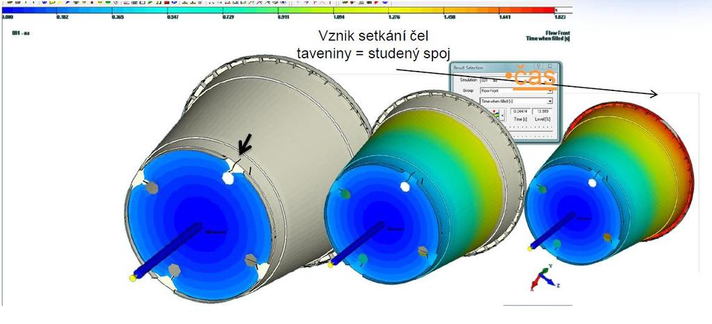 UTB ve Zlíně, Fakulta technologická 14 vysokém tlaku a teplotě, s nízkou viskozitou. Studený spoj spolu s jeho vznikem je znázorněn na obrázku 1. Obr.