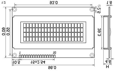 WH2004A LD MODULY ZNAKOVÉ Znakový modul 20 znakù, 4 øádky WH2004A-YYH WH2004A-GLL 59209 WH2004A-GLL-JTVE# 20 4 2,95