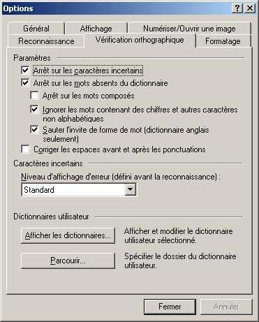 Figure 9 Les deux premières options cochées simplifient