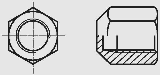 Sechskantmuttern mit Spenziihnen unter dem Flansch, TENSLOCK Hexagon locking nuts with serrated flange, TENSLOCK