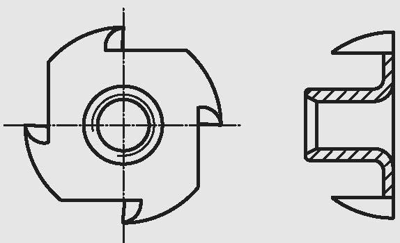 Hexagon cap nuts, high type, acc.