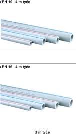 POLYPROPYLÉNOVÝ POTRUBNÝ SYSTÉM PPR RÚRY DN 20-110 mm Obje