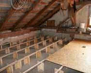 Trámové stropy a podlahy možno izolovať tak pomocou klasického fúkania, ako aj otvoreného fúkania. 3.