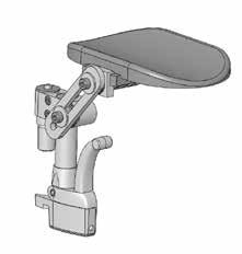 22 Options - Castors The larger the wheelbase the greater the security against your wheelchair tipping over Options - Backrest ENGLISH CASTORS, CASTOR PLATES, FORKS The wheelchair may veer slightly