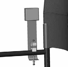 38 HEMIPLEGIC ARMREST The hemiplegic armrest can be adjusted both in length and angle. You can adjust the length by pushing the armrest after having loosened the 2 rotary screws ().