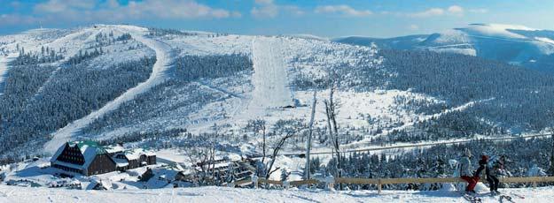 aktivní dovolená lyžařská střediska Praděd Karlova Studánka Nejvyšší