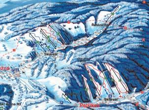 Ostružná patří mezi oblíbená centra rodinného lyžování.