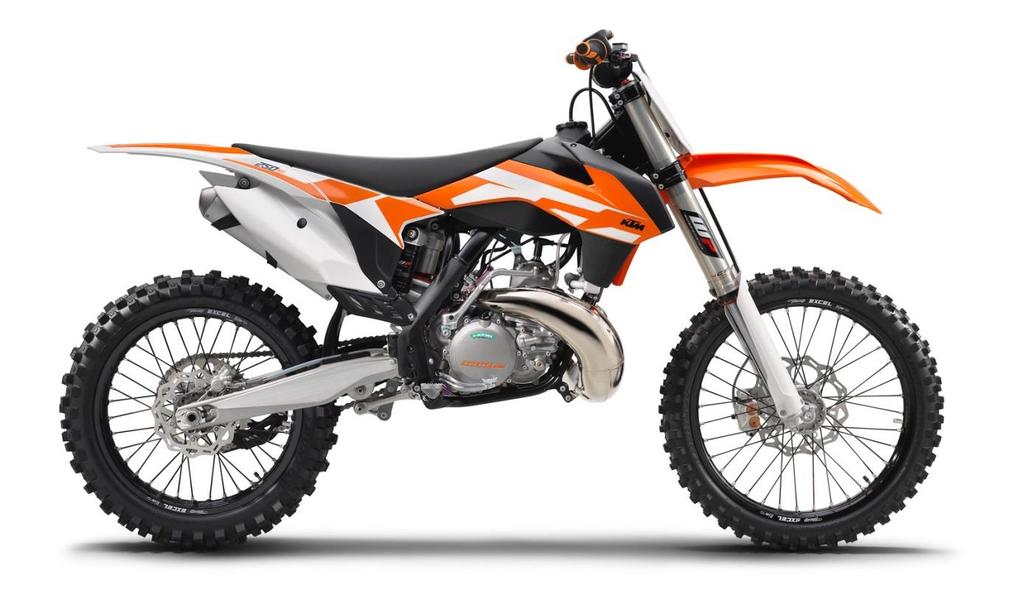 3.1.3. KTM Pro porovnání a vizualizaci směru vývoje motorů je zde uveden motor motocyklu KTM 250 SX. Jedná se o motocykl určený pro motokros, model 2016.